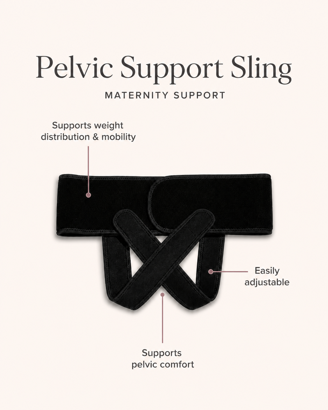 RestingBelly Maternity Pelvic Support Sling