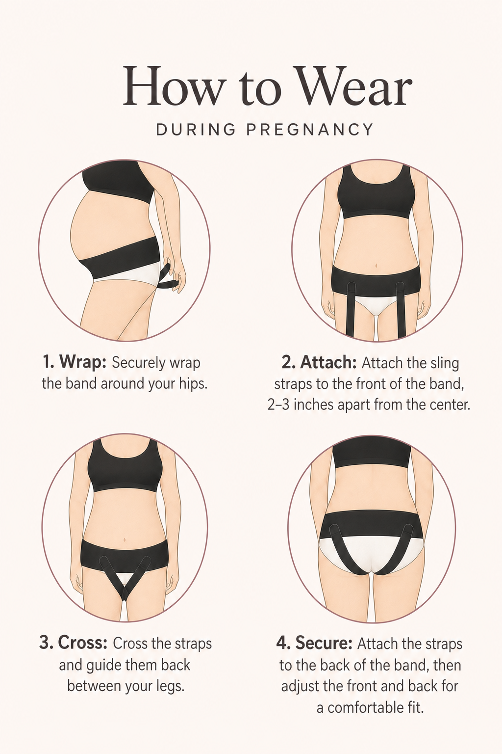 RestingBelly Maternity Pelvic Support Sling