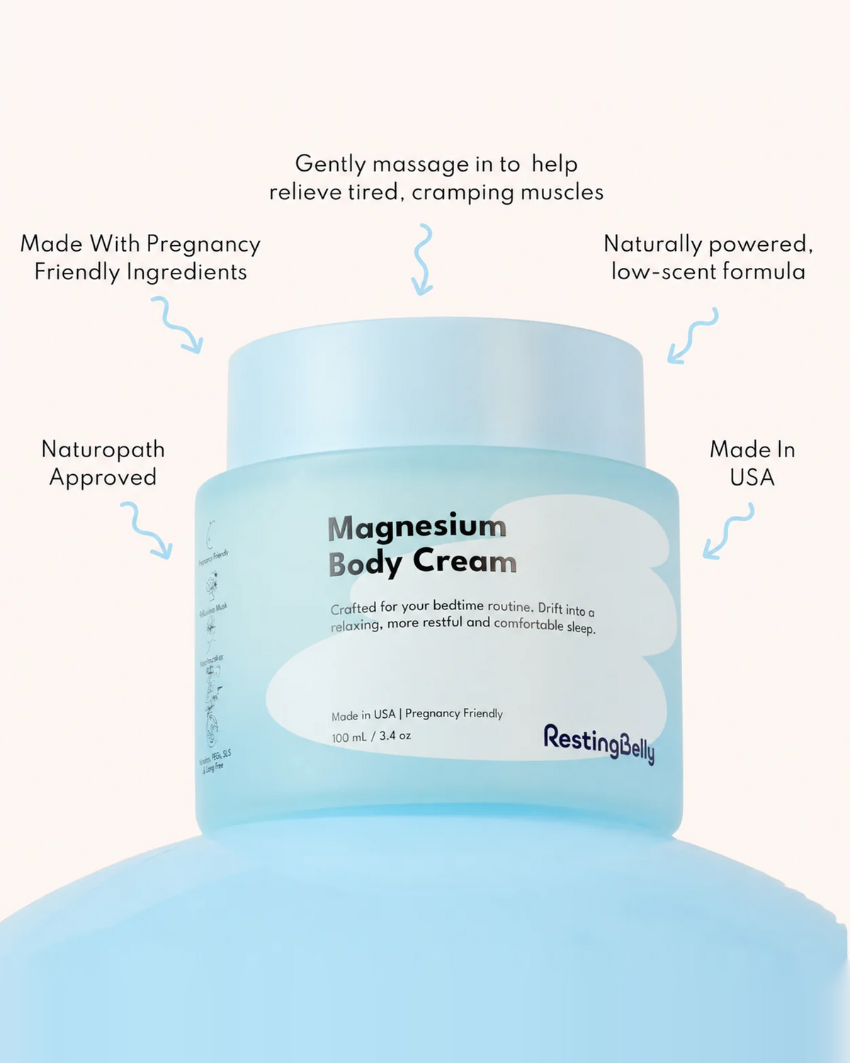 RestingBelly Magnesium Body Cream