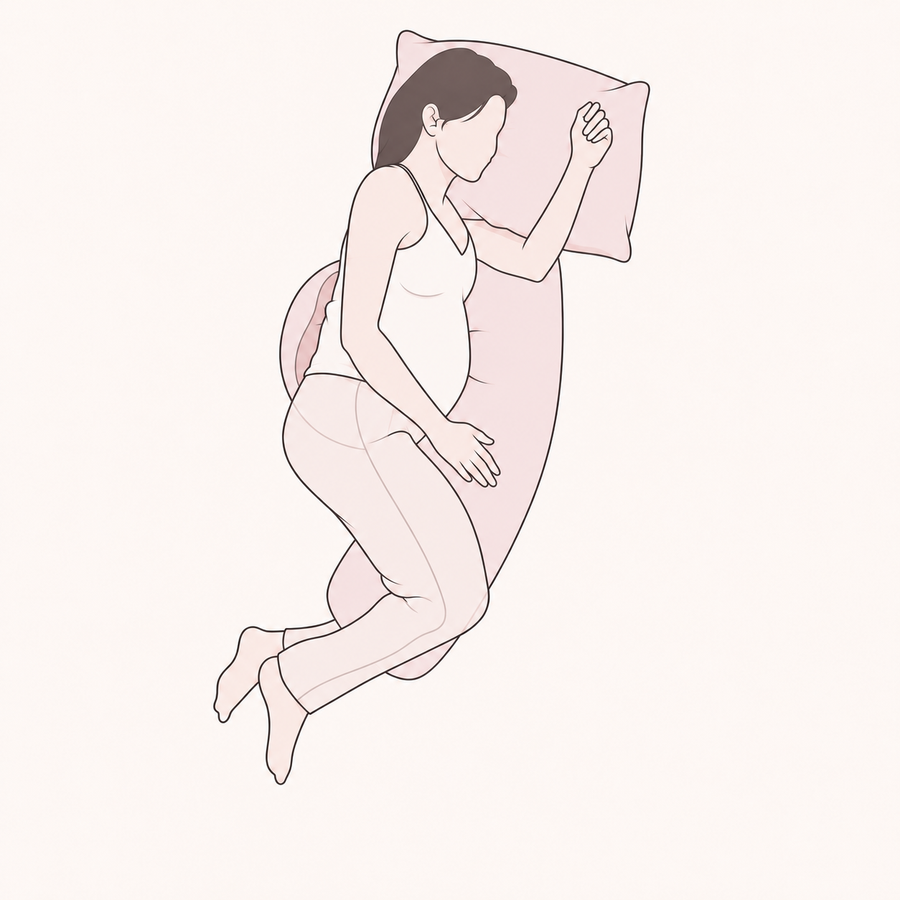 RestingBelly pillow arrangement